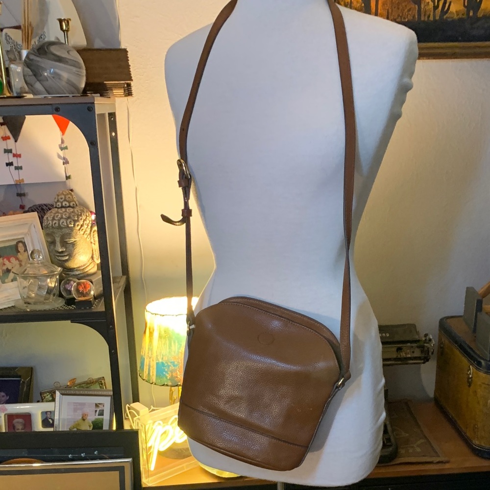 NWT Nordstrom Aztec Brown Leather Crossbody Bag